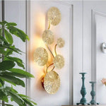 Applique murale vintage dorée | Matia