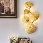 Applique murale vintage dorée | Matia