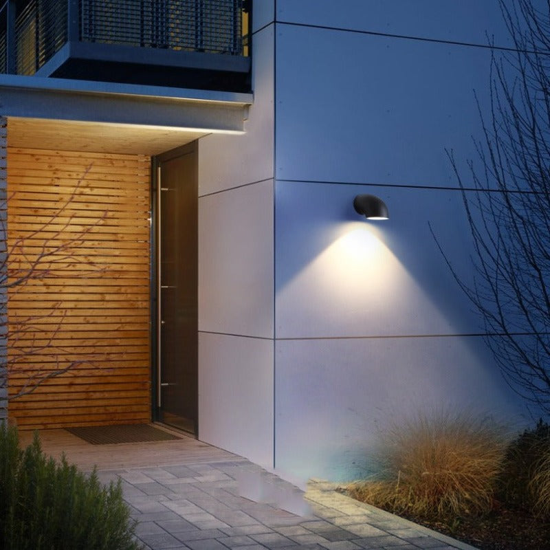 Luminaire extérieur moderne noir | Manifo