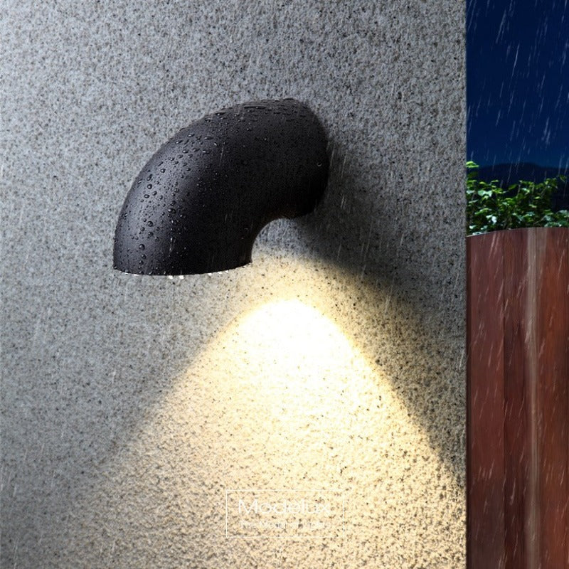 Luminaire extérieur moderne noir | Manifo
