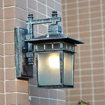 Luminaire extérieur vintage noir | Lanterna