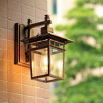 Luminaire extérieur vintage noir | Lanterna