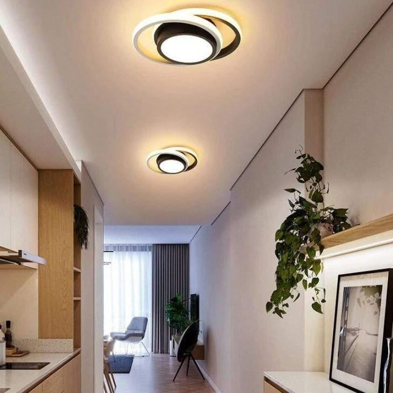 Plafonnier moderne noir | Nerino