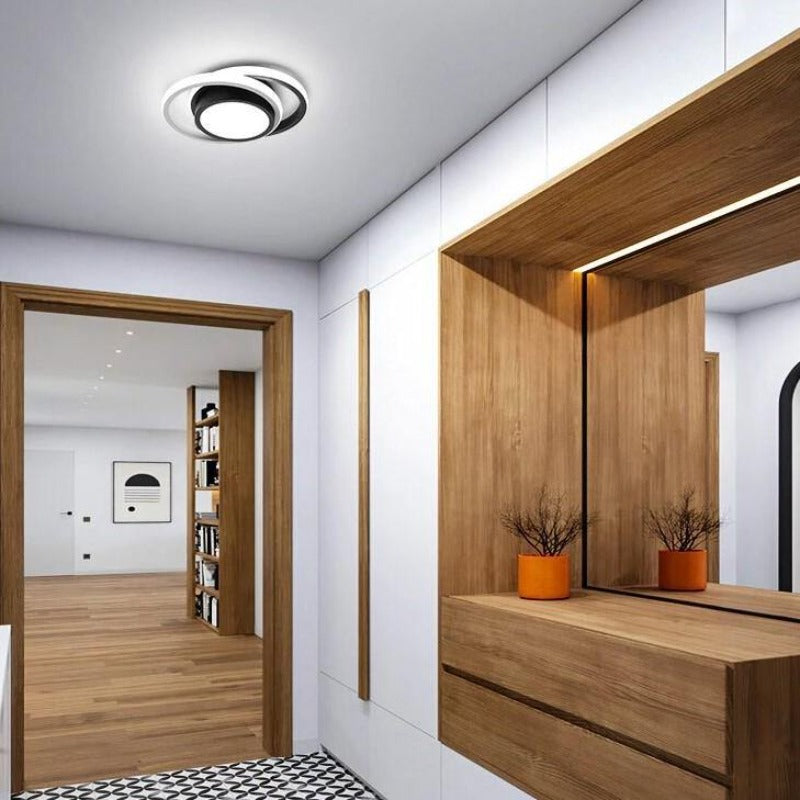 Plafonnier moderne noir | Nerino