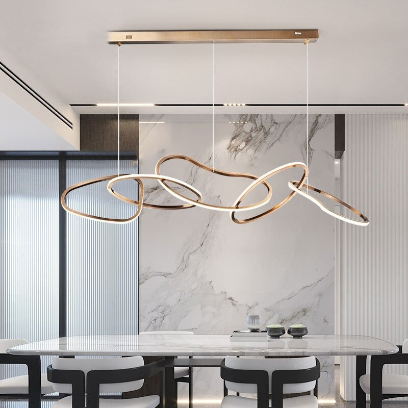 Lustre moderne doré | Lussano
