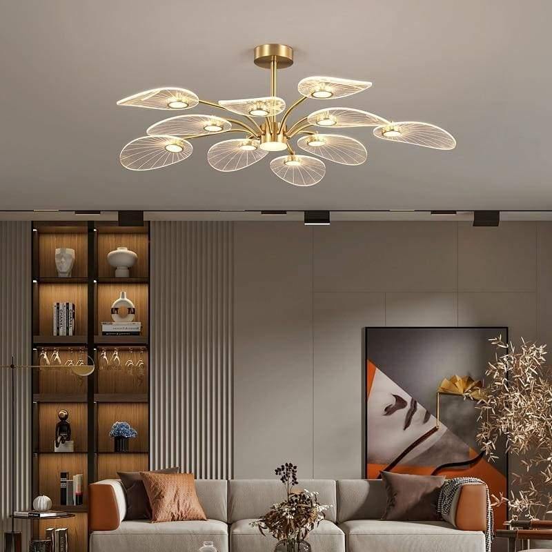 Plafonnier moderne doré | Stanzato