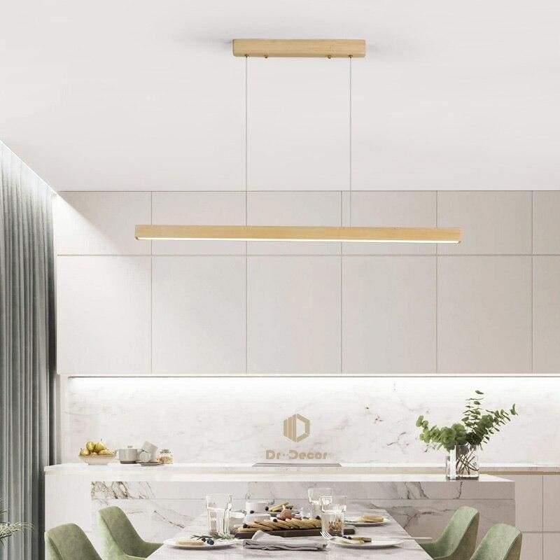 Suspension moderne bois | Dorato