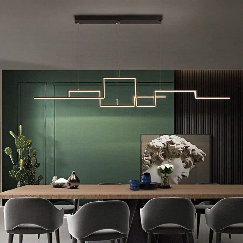 Suspension moderne noire | Diamo