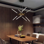 Suspension moderne dorée | Latta
