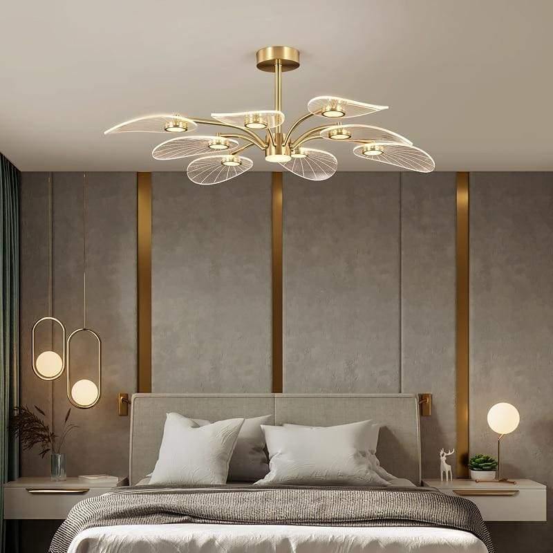 Plafonnier moderne doré | Stanzato