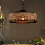 Suspension naturelle noire | Giunco